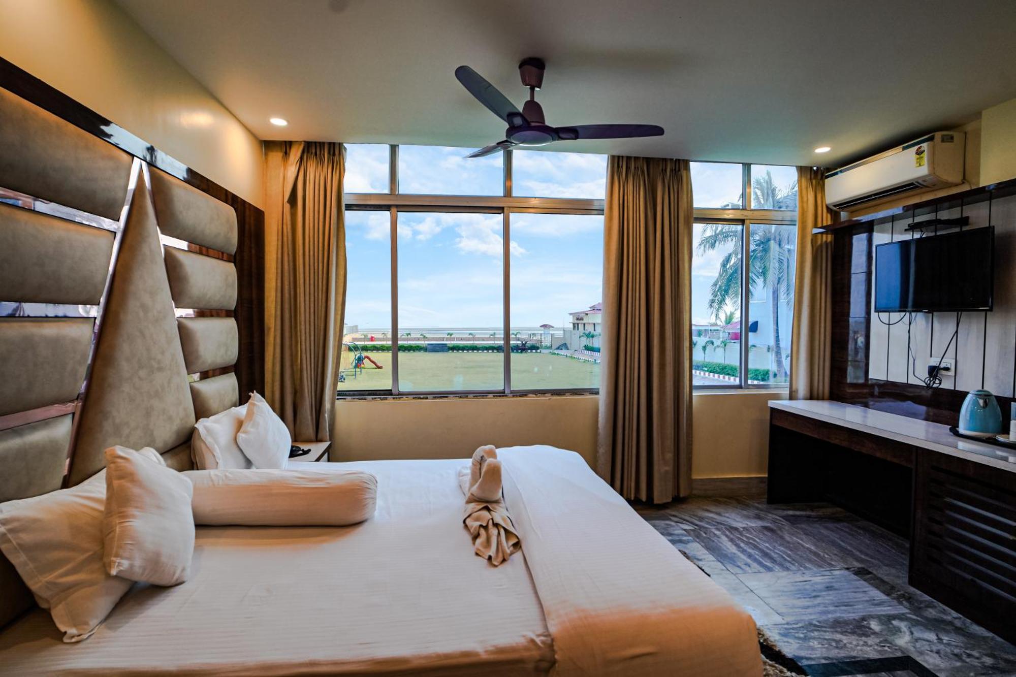 Silver Sand Eco Resort !! Beachfront !! With Biggest Pool And Huge Open Area !! Ideal For Weddings !! Couple Friendly !! Mandarmani Eksteriør bilde
