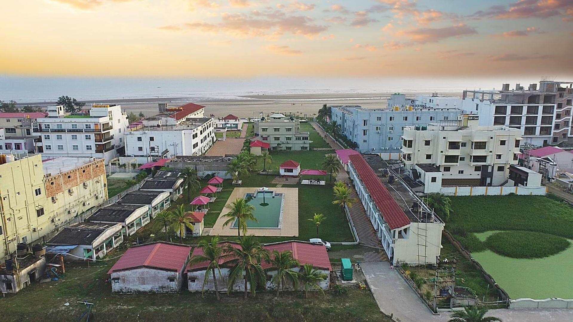 Silver Sand Eco Resort !! Beachfront !! With Biggest Pool And Huge Open Area !! Ideal For Weddings !! Couple Friendly !! Mandarmani Eksteriør bilde