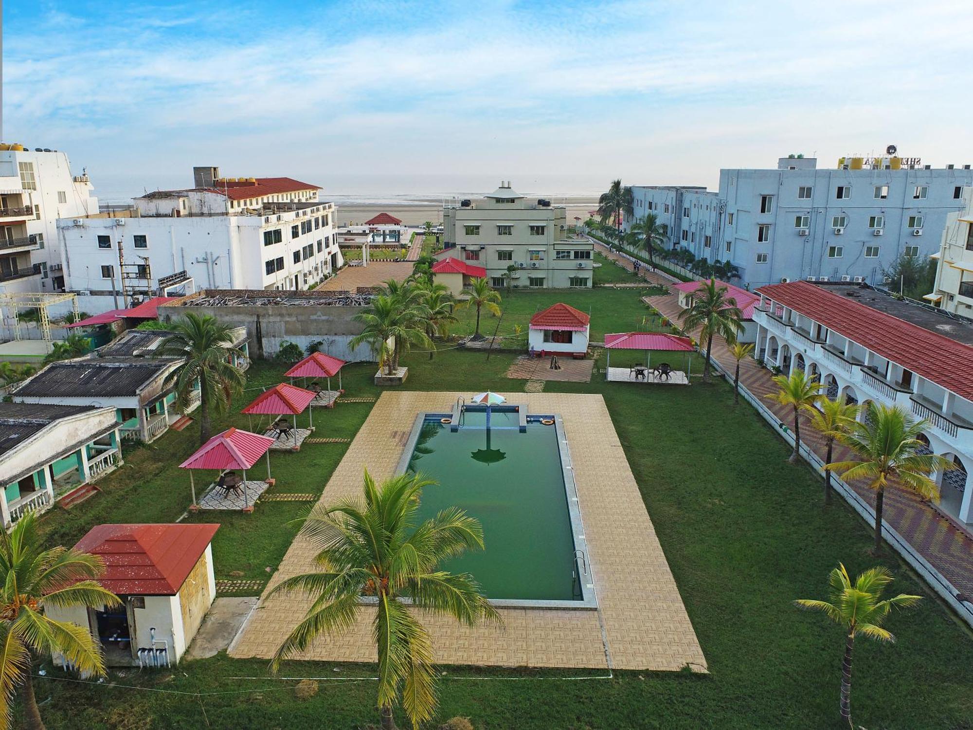 Silver Sand Eco Resort !! Beachfront !! With Biggest Pool And Huge Open Area !! Ideal For Weddings !! Couple Friendly !! Mandarmani Eksteriør bilde